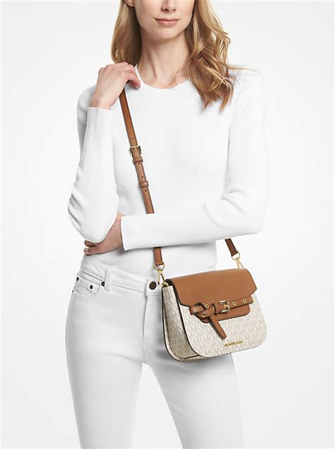 michael kors emilia logo shoulder bag|Michael Kors emilia small satchel.